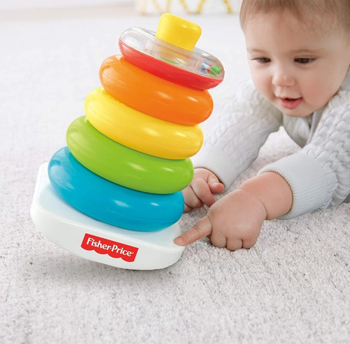 Fisher-price Pila De Aritos Y Donitas Juguete Didactico6-36m