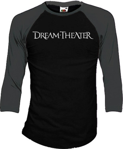 Dream Theater Playeras Manga 3/4 Para Hombre Y Mujer D3