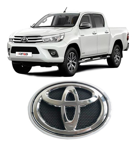 Imagem 1 de 6 de Emblema Toyota Da Grade Hilux 2016 2017 2018