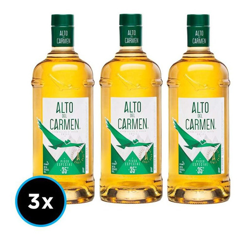 Pisco Alto Del Carmen  35° 750 Cc ( 3unidades)-super