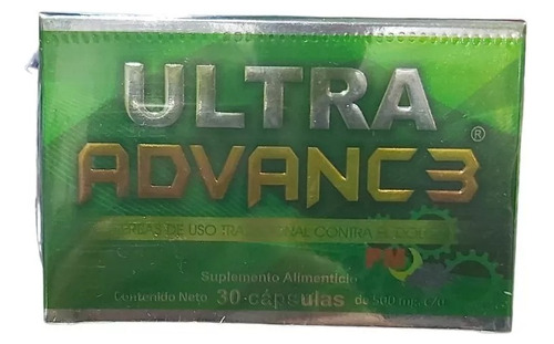 Ultra Advanc3 Verde 30 Caps 500mg 