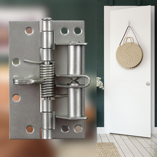 Resorte De Posicionamiento Bisagra De La Puerta Cierre Plata