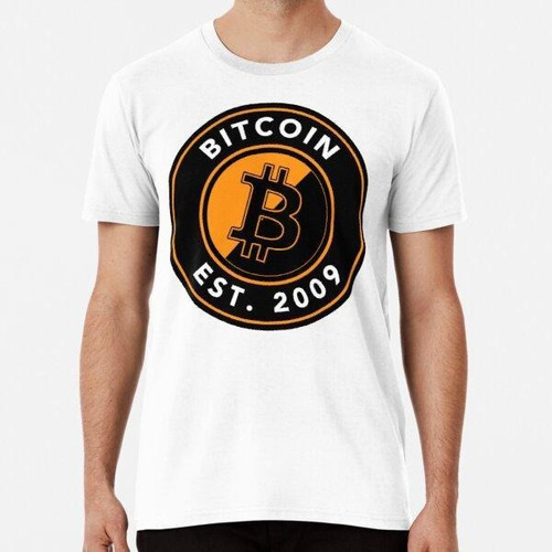 Remera Bitcoin Est. 2009 Algodon Premium