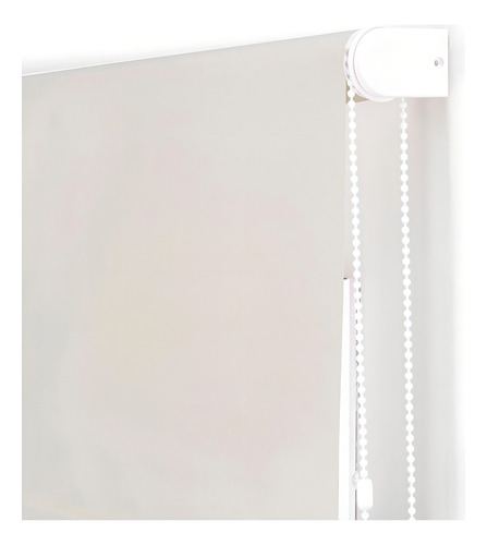 Cortina Roller Blackout 160 Ancho X 130 Alto Entrega Rapida Lista Para Instalar Color Blanco Al Exterior
