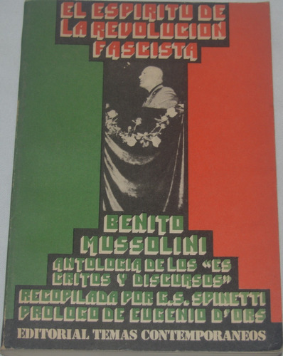 El Espíritu De La Revolución Fascista Benito Mussolini G23