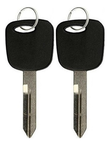 2 Keylessoption Replacement Ignition Chipping Key Transponde