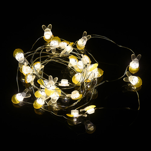 Cadena De Luces Led Con Forma De Conejito De Pascua, 5 M