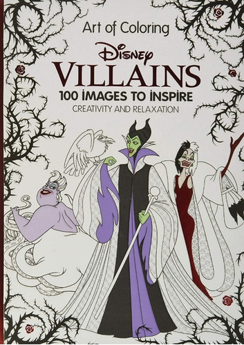 Disney Villanos Libro Para Colorear Con 100 Imágenes