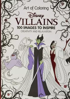Disney Villanos Libro Para Colorear Con 100 Imágenes