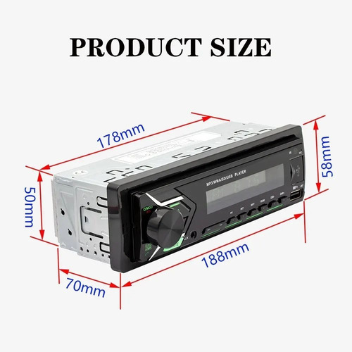 Imagen 4 de 4 de Reproductores Pioneer Usb Pendrive Bluetooth Auxiliar Radio