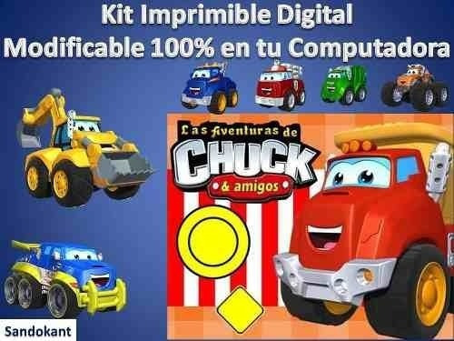 Kit Imprimible   Fiesta De Chuck Y Sus Amigos