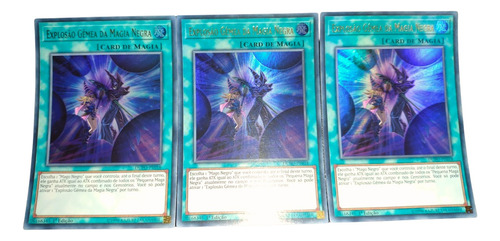 Yugioh 3x Explosão Gêmea Da Magia Negra Dark Magic Twinburst