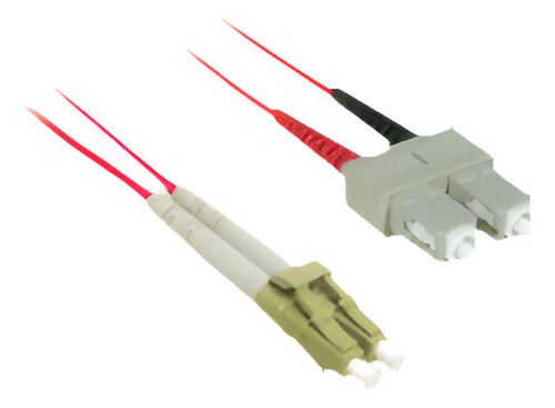 Cable De Fibra Óptica Multimodo C2g 2m Lc / Sc Duplex 62.5 /