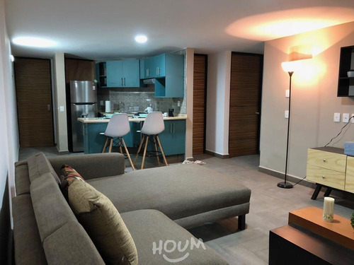 Imagen 2 de 13 de Departamento En Torre Blanca, Miguel Hidalgo Con 2 Recámaras, 100 M², Id: 40138
