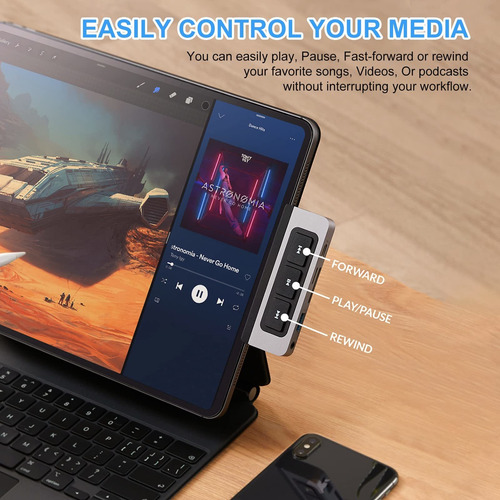 Hyper Drive iPad Usb Hub Boton Acceso Directo Multimedia