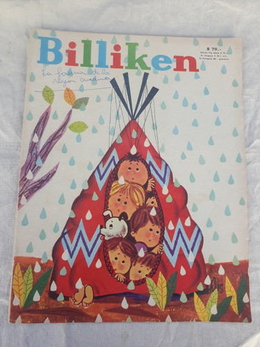 Revista Billiken N° 2537 Año 1968 Lamina Fauna Andina