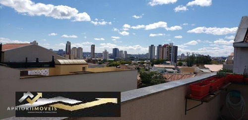 Cobertura Com 2 Dormitórios À Venda, 155 M² Por R$ 445.000,00 - Vila Pires - Santo André/sp - Co1022