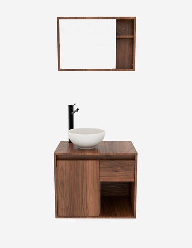 Mueble Gabinete Para Baño Decomobil Con Botiquin Con Espejo