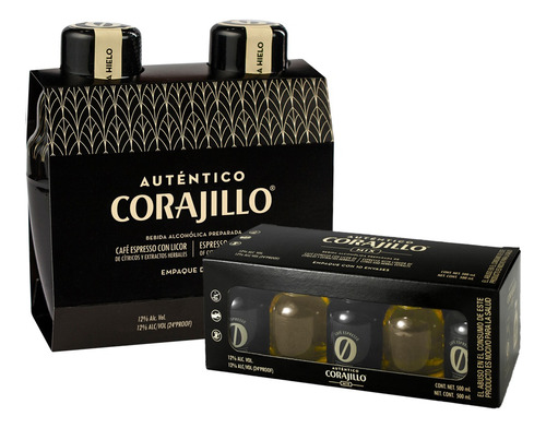 Carajillo Auténtico Corajillo Duopack + 5 Mix Licor Y Café