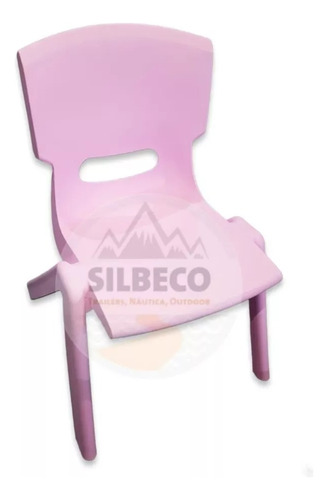 Silla Sillita Plastica Apilable Niños X 4