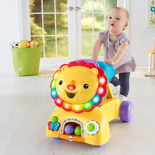 Fisher Price León Camina Conmigo Color Multicolor