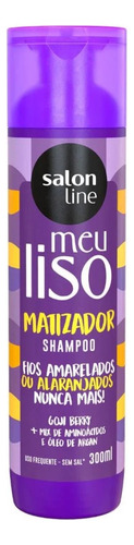 Shampoo Salon Line 300ml Meu Liso Matizador