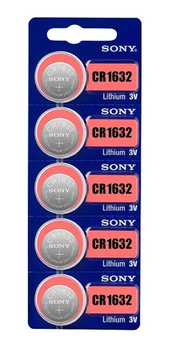 Blister 5 Pilas Baterias Sony Cr1632 1632 Lm1632 3v Litio