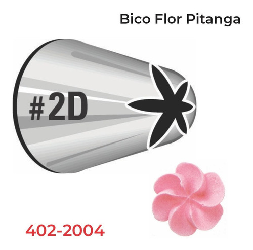 Bico Wilton 2004-2d Flor Grande P/ Decorar/confeitar Bolos 