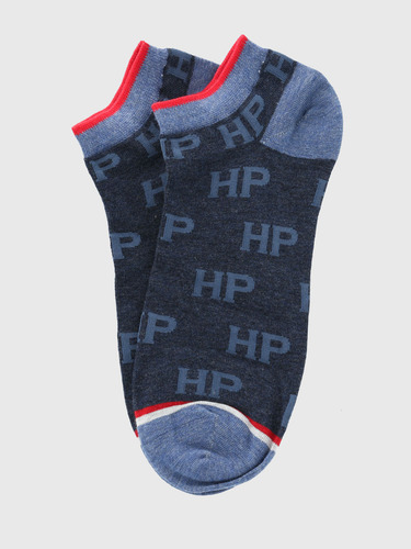 Medias Hush Puppies V24h Ped Hp Logo Blue Para Hombre