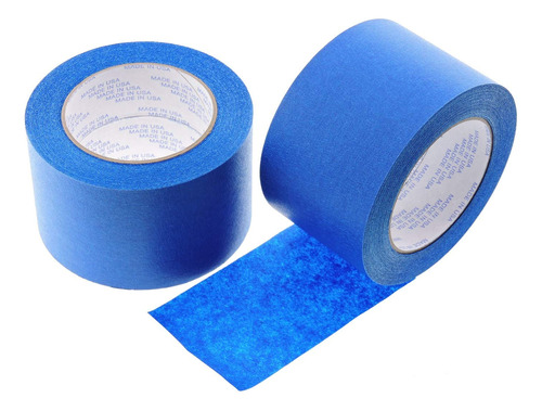 2pk 3  X 60 Yd Azul Cinta Pintor Professional Grade Masking