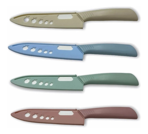 Cuchillo Ceramica Muy Filoso C/estuche Antibacterial Premium