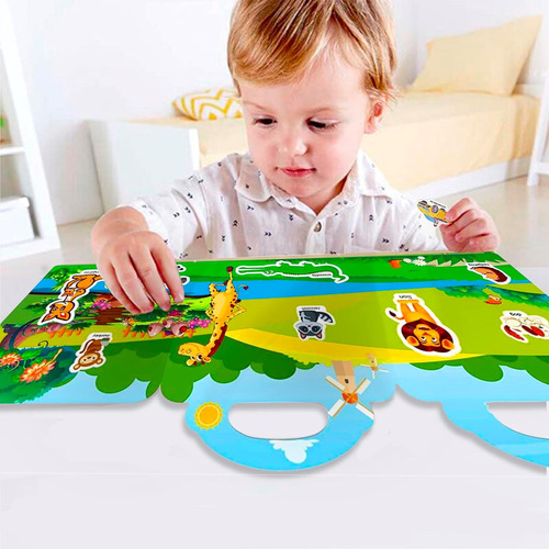 Set 6 Libros De Stickers Reutilizables Para Niños
