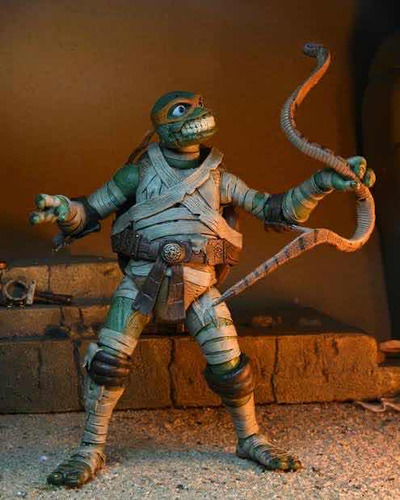 Michelangelo As Mummy Neca Tmnt X Universal Monsters Nuevo