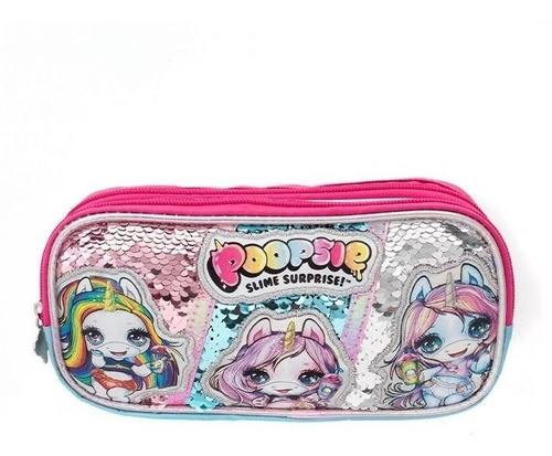 Kit De Mochila Lonchera Y Lapicera Poopsie Primaria Ad219