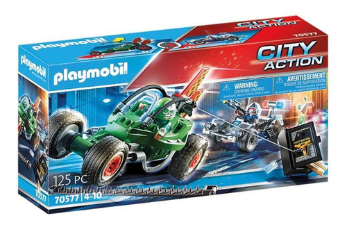 Playmobil - Go Kart Fuga Da Polícia 70577 - Sunny 2582