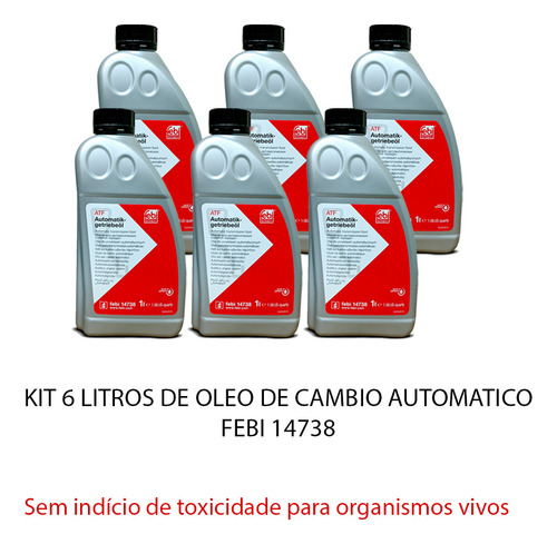 Kit Troca 6l Oleo Cambio Atf Febi C3 Picasso 1.5 2012 A 2016