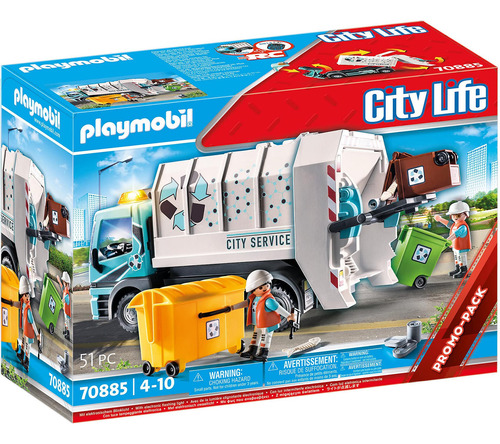 Playmobil Camión De Reciclaje De Ciudad Versión