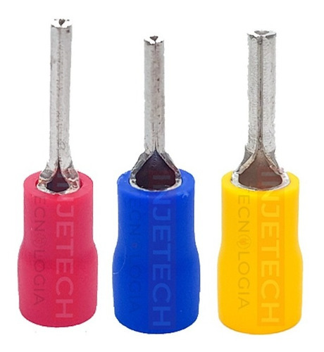 Imagem 3 de 6 de Kit Terminais Pré Isolados Pino/ Olhal/ Garfo E Luva 400pçs