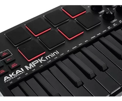 Akai Professional Mpk Mini Mk3 Negro - Controlador Midi