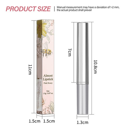 Lápiz Labial Transparente Hidratante De Color X Na 8001
