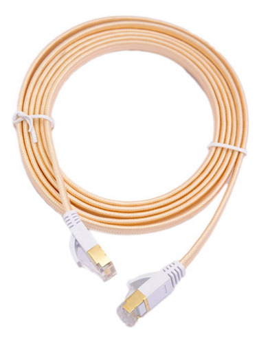 Cable De Red, Cable De Red Chapado En Oro De Categoría 7 Rj-
