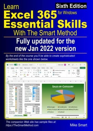 Book : Learn Excel 365 Essential Skills With The Smart _zy