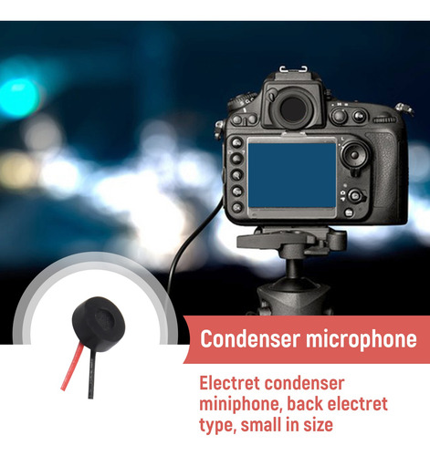 10 Unidades De Microfone Condensador De Eletreto De 4 Mm X 2