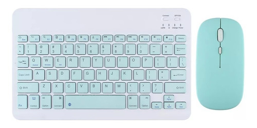 Kit Mouse Y Teclado Bluetooth Para  Tablet - Pc - Celular 