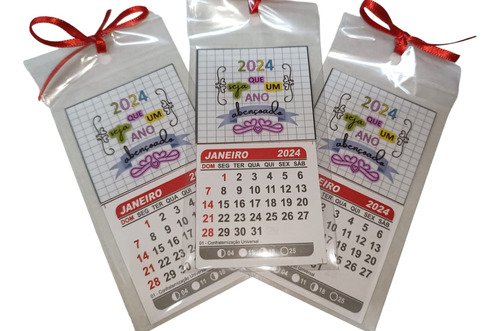 Kit 80 Mini Calendario Ima Personalizado