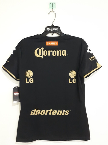 Imagen 3 de 5 de Jersey Dorados Sinaloa Visita Mujer Charly 2015/16 Negro