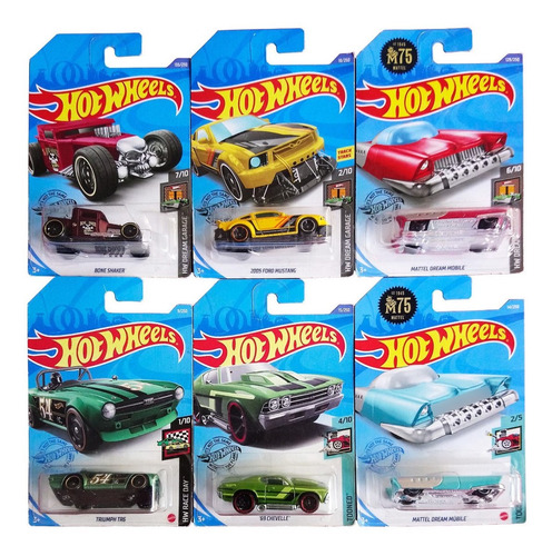 Lote 6 Hot Wheels - Ford Mustang 2005, '69 Chevelle Y Varios