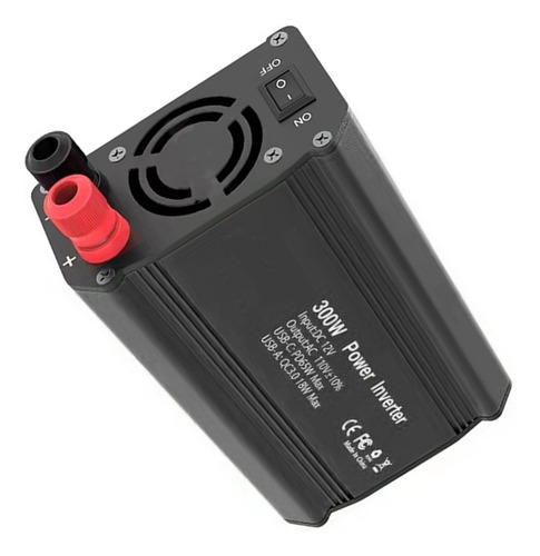 Inversor De Corriente Para Automóvil De 300 W 12 V Dc A 110