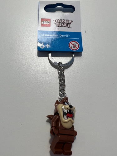 Imagen 2 de 3 de Llavero Lego Looney Tunes Tasmanian Devil Demonio Tazmania