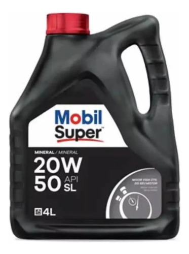 Aceite Mobil Super 1000 20w50 Mineral X4l